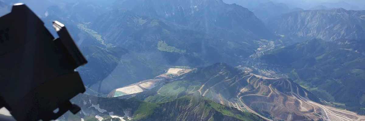 Flugwegposition um 14:36:52: Aufgenommen in der Nähe von Gemeinde Vordernberg, 8794, Österreich in 2524 Meter